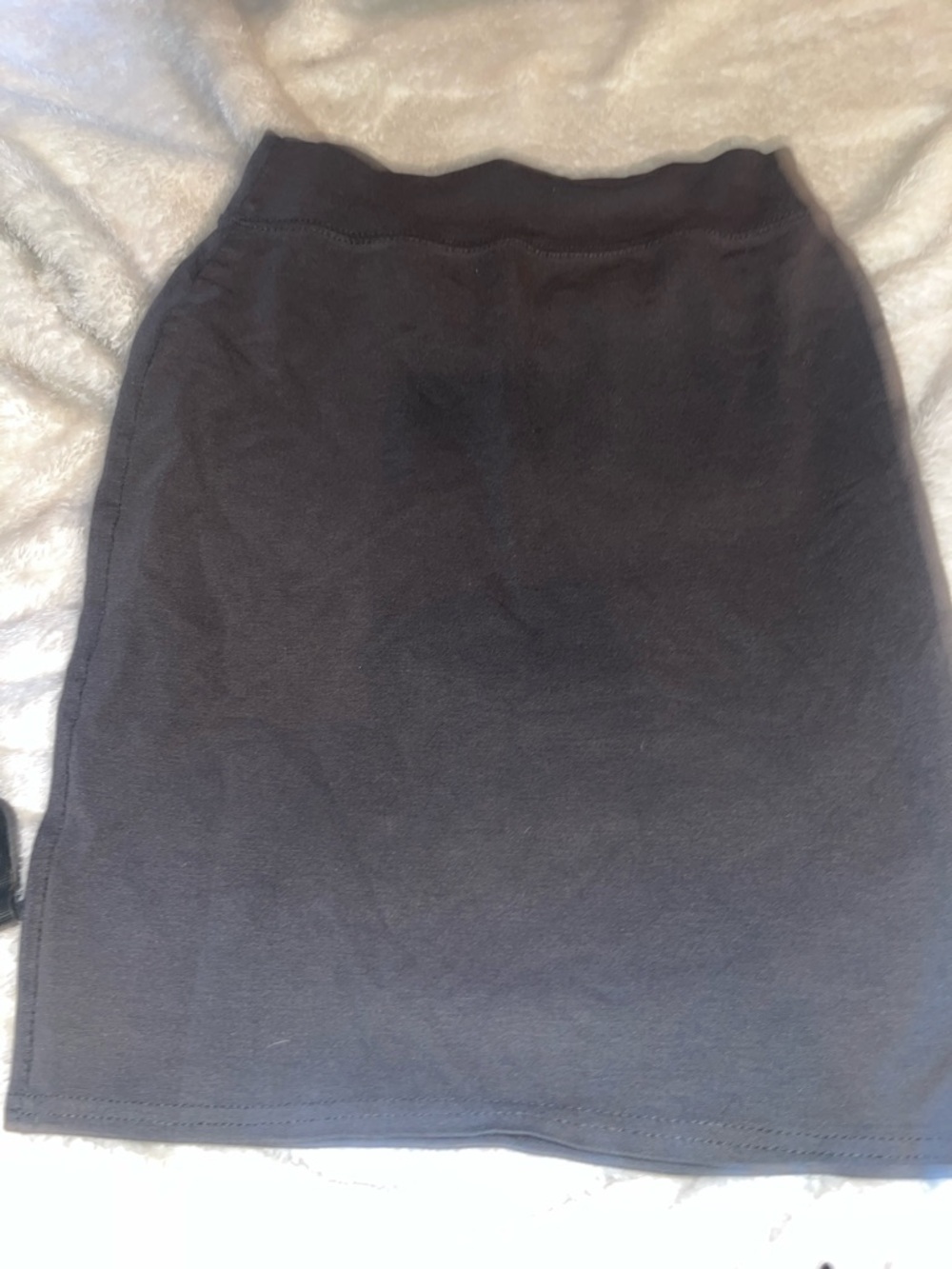 Classic dark green Knit Pencil Skirt